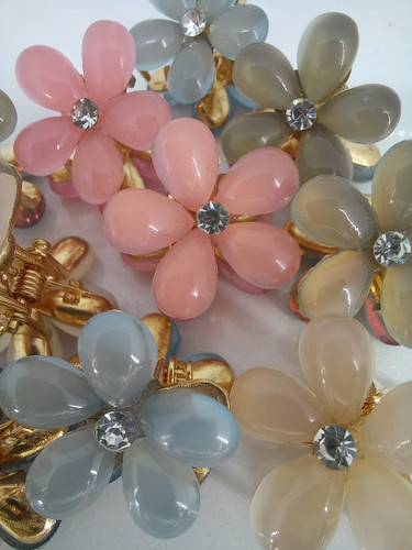 مینی کلیپس شکوفه رنگی